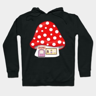 Mushroom Sweet Shop Illustration Hoodie